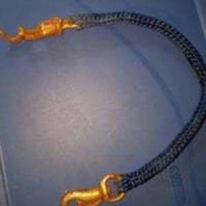 Blue horse rope